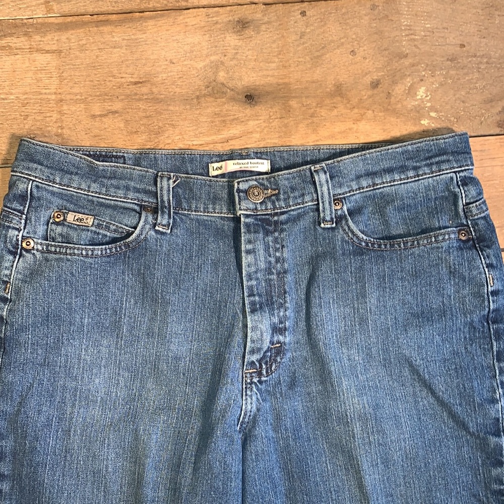 Lee Relaxed Boot Cut 12 M 99% Cotton 1% Spandex
